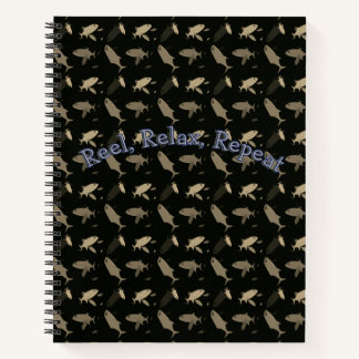 Fishing - Reel, Relax, Repeat Notebook