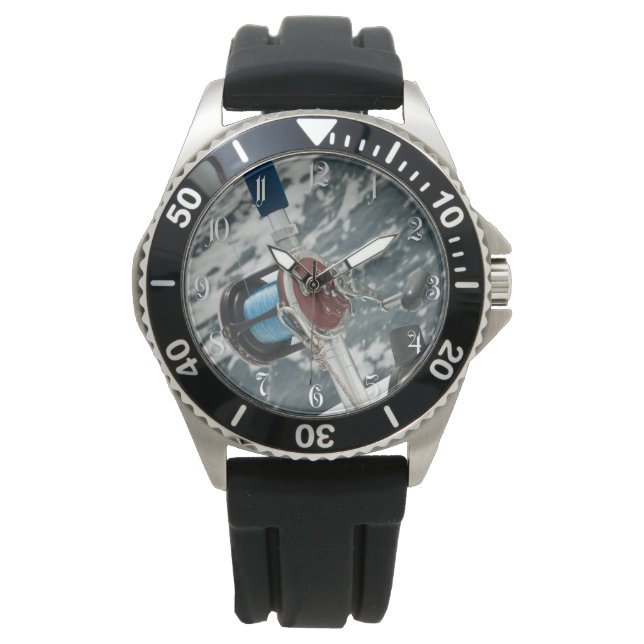 Fishing reel watch (Front)