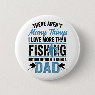 Fishing Rod Fisher Fish Fisherman Fishing Dad 2 Inch Round Button