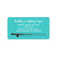 Fishing Rod Fisherman Return Address