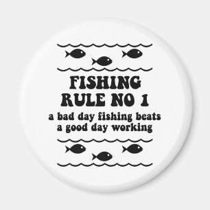 Fishing Rule No 1 Magnet