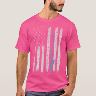 Fishing Shirt For Men Boy Rod Fishing American Fla