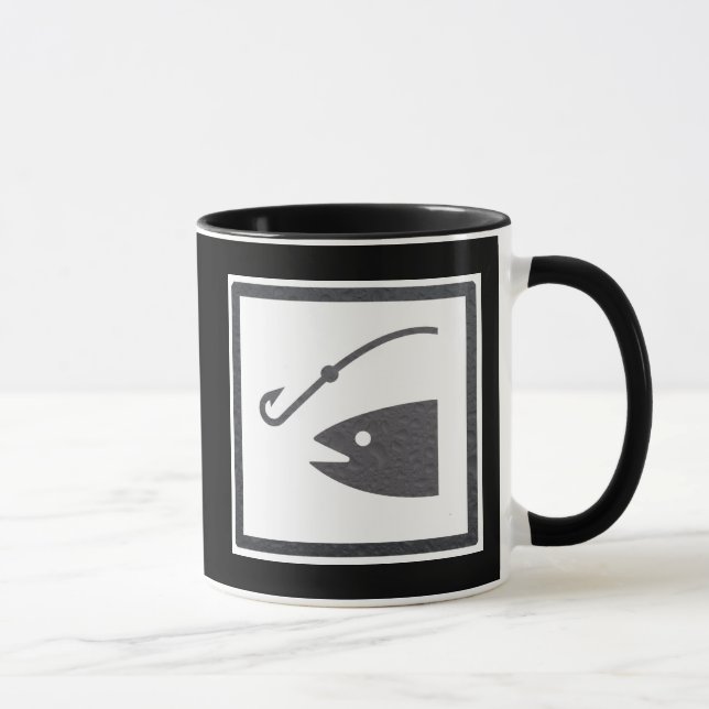 Fishing Sign Mug (Right)
