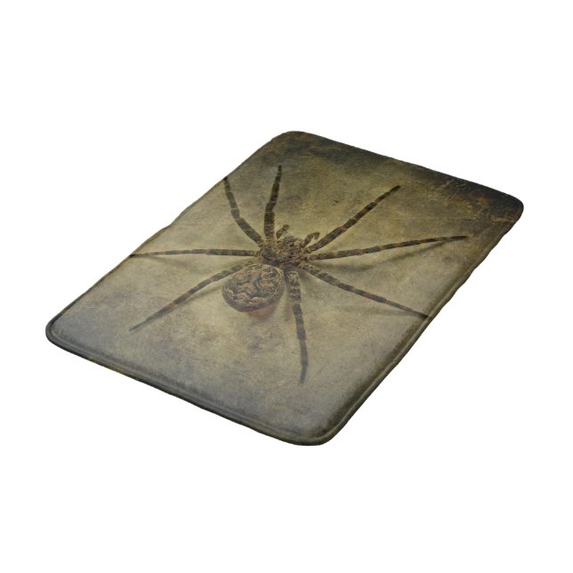 Fishing Spider - Dolomedes tenebrosus Bath Mat (Angled)