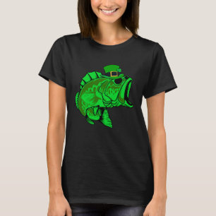 Fishing St Patrick s Day Irish Lucky Fishing For M T-Shirt
