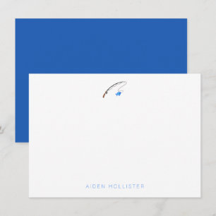 Fishing Stationery - Personalized Fish Note Cards