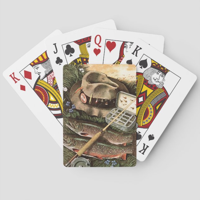Fishing Still Life Playing Cards (Back)