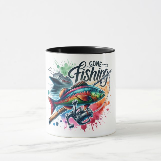 Fishing Sublimation/ Gone Fishing Mug (Center)
