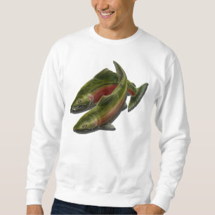 Fishing Sweatshirts Coho Salmon Men's Shirts