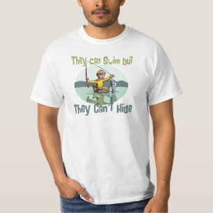 Fishing Swim but Can't Hide T-Shirt