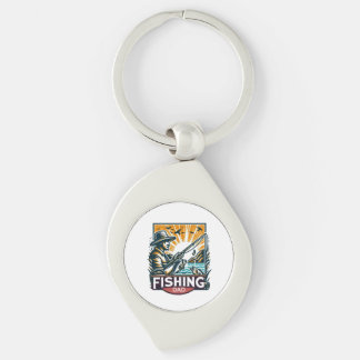 Fishing t shirt keychain