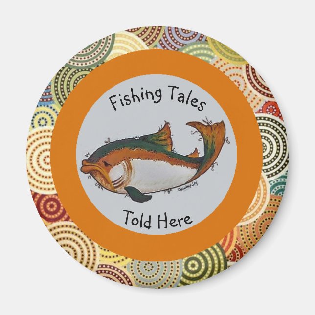 Fishing Tales Told Here Magnet (Front)