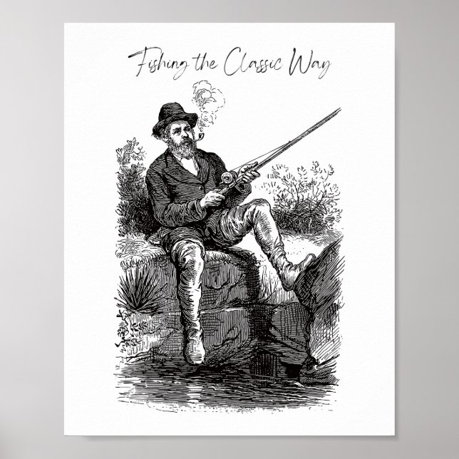 Fishing The Classic Way Poster (Front)