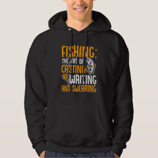 Fishing the of casting Design for fishermen 1 Hoodie
