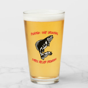 Fishing: The original stress... - Fishing Beer Glass