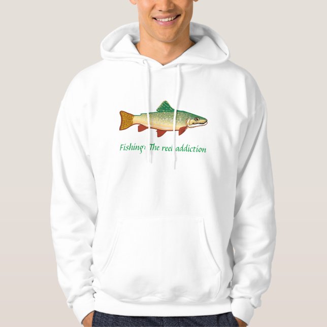 Fishing: The reel addiction... - Hoodie (Front)