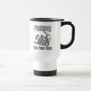 Fishing The Reel Deal Travel Mug