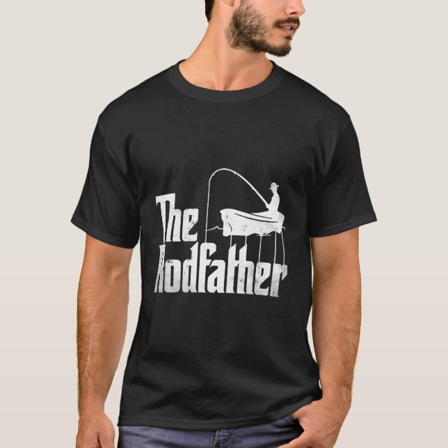Fishing The Rodfather T-Shirt (Front)