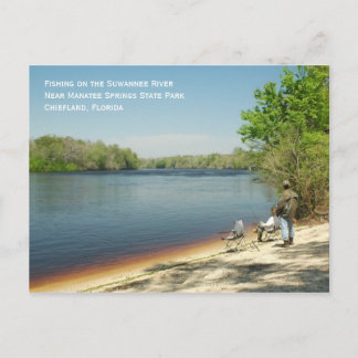 Fishing the Suwannee Postcard