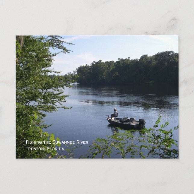 Fishing the Suwannee Postcard (Front)