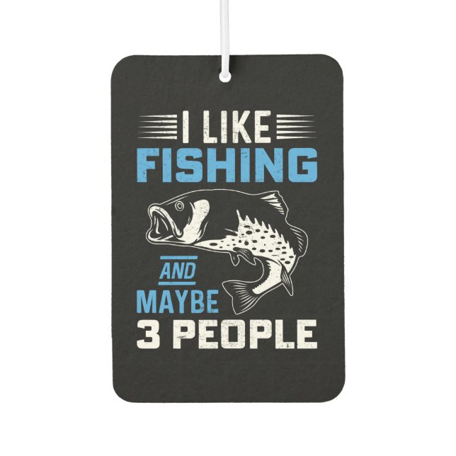 Fishing Theme  Air Freshener (Front)