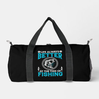 Fishing Theme Duffle Bag