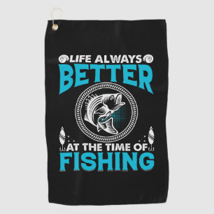 Fishing Theme Golf Towel