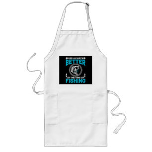 Fishing Theme Long Apron