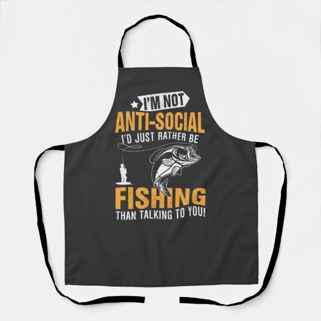 Fishing themed apron (Front)