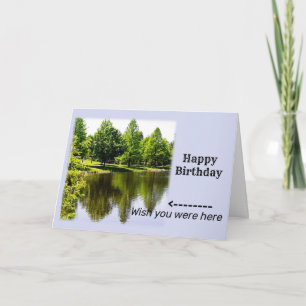 Fishing Themed Birthday Card
