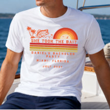Fishing Themed Weekend Trip Bachelor Party
