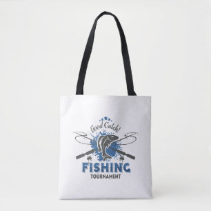 Fishing Tournament,fish,fisherman,lake,ocean,sea,s Tote Bag