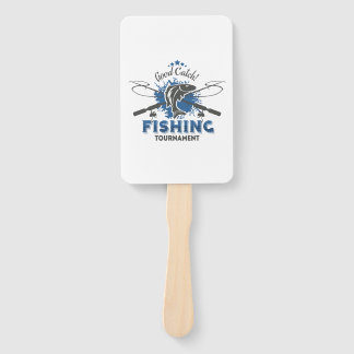 Fishing tournament hand fan