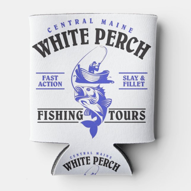 Fishing Tours Can Cooler (Front)