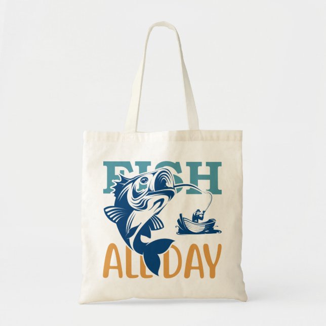 Fishing Tours Tote Bag (Front)