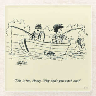 Fishing Trip Glass Coaster
