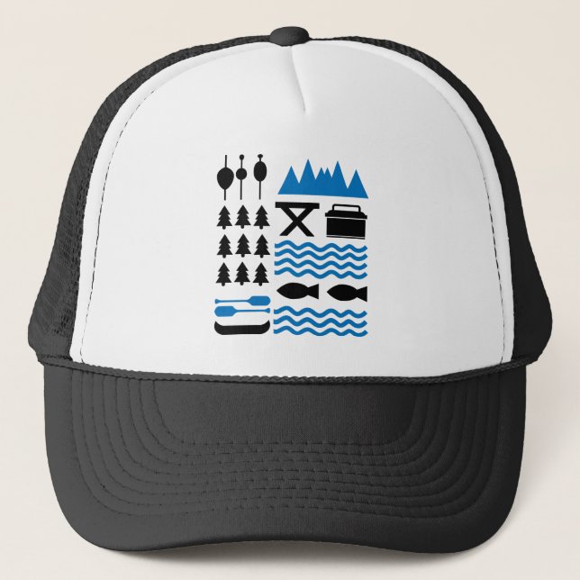 fishing trucker hat (Front)