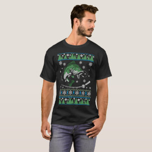 Fishing Ugly Christmas Sweater Funny Holiday
