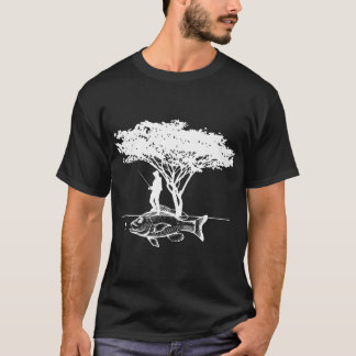 Fishing Under A Tree, Fishermen Angler Shirt