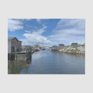 Fishing Village Peggy's Cove Tissue Paper