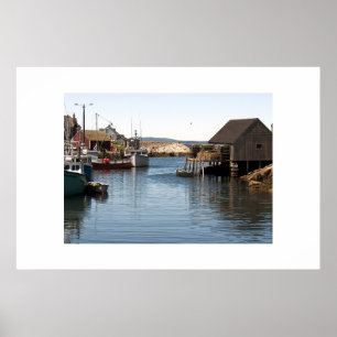 Fishing Village Poster