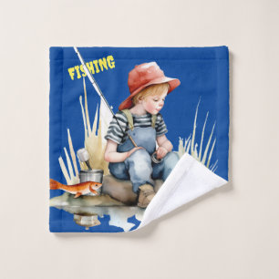  FISHING WASH CLOTH FOR KIDS