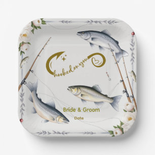 Fishing  Wedding themed for Fishing lovers  Paper Plate
