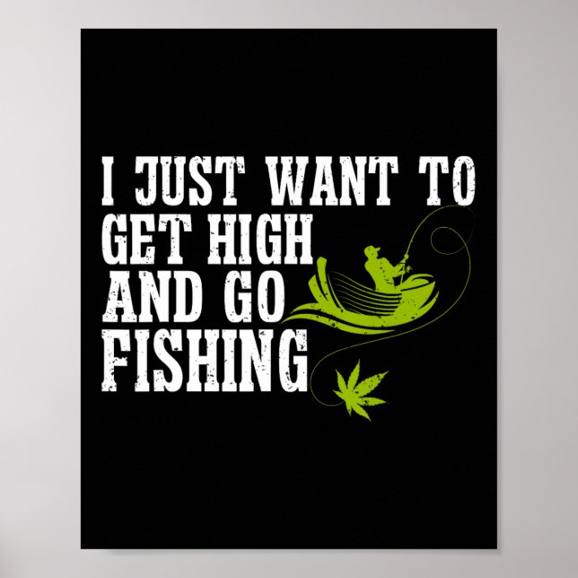 Fishing Weed Fischerman Angler 1  Poster (Front)
