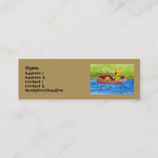 Fishing WIth Dad Profile Card (Front)