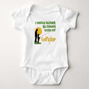 Fishing With Godfather Baby Bodysuit