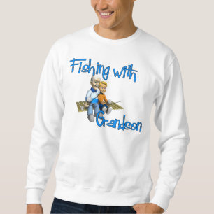 Fishing with Grandson Fishing Shirt