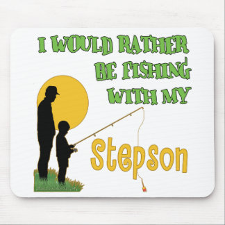 Fishing With Stepson Mouse Pad