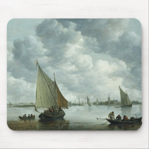 Fishingboat in an Estuary, 1655 Mouse Pad