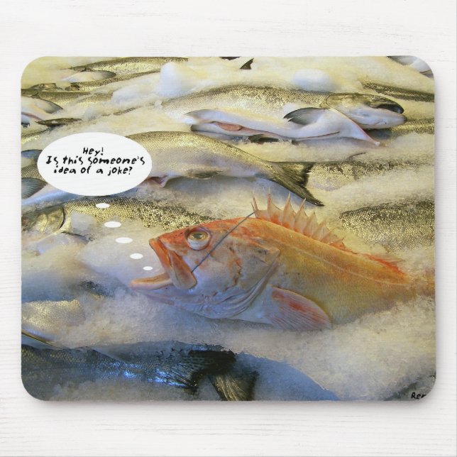 fishjoke mouse pad (Front)